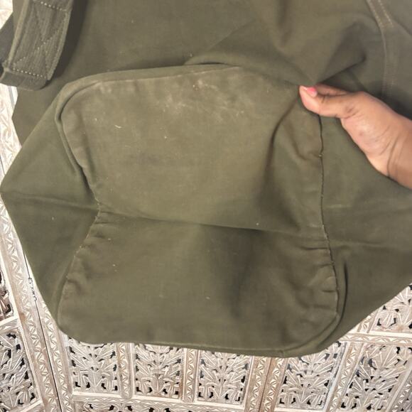 Vietnam War USAF Green Canvas Duffle Bag Granddad Named Original 1960's EXC COND - Picture 8 of 11